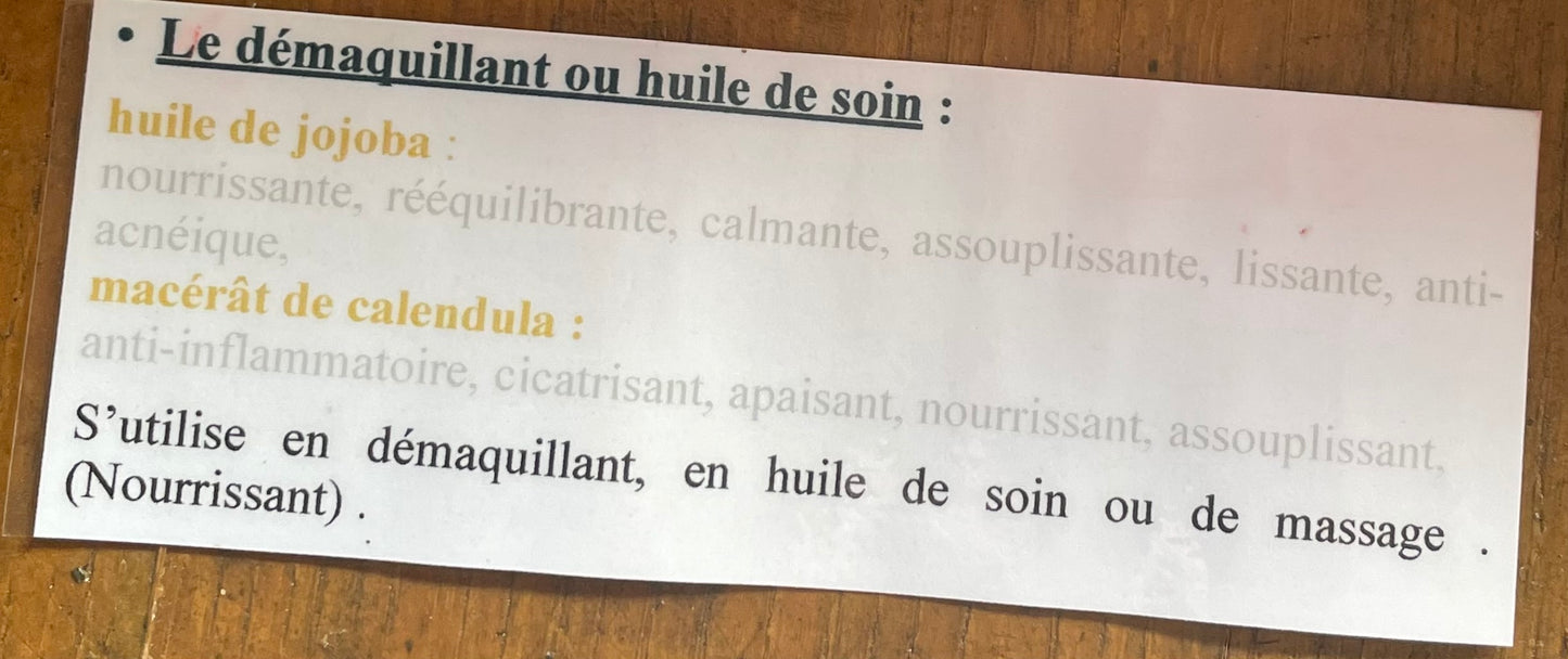 Huile de soin 3en1 30ml « COSMÉTIQUES NATURELS LUR »