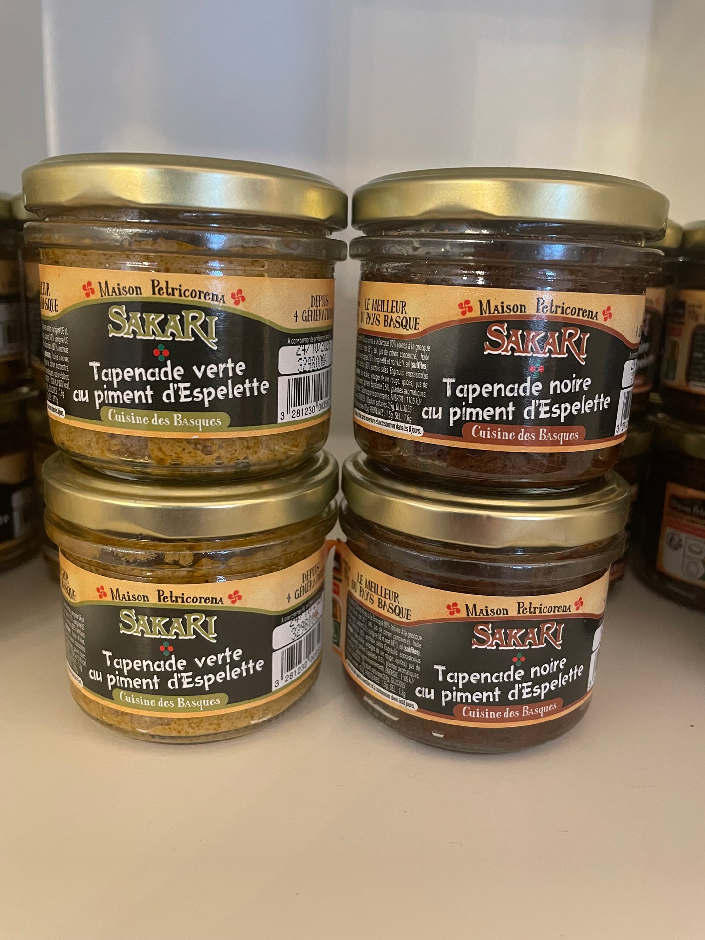 Tapenade verte au piment d’Espelette 90g « SAKARI »