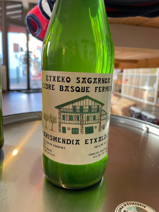 Cidre basque Fermier « HARISMENDIA ETXALDEA »