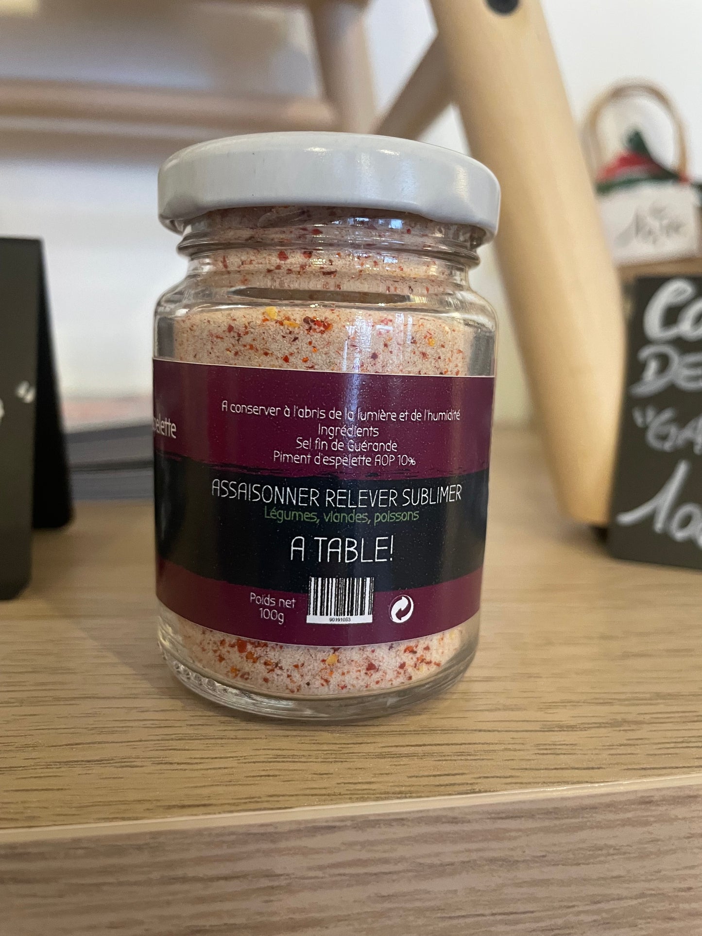 Sel de Guerande au piment d'Espelette AOP « Gandiko biperra »