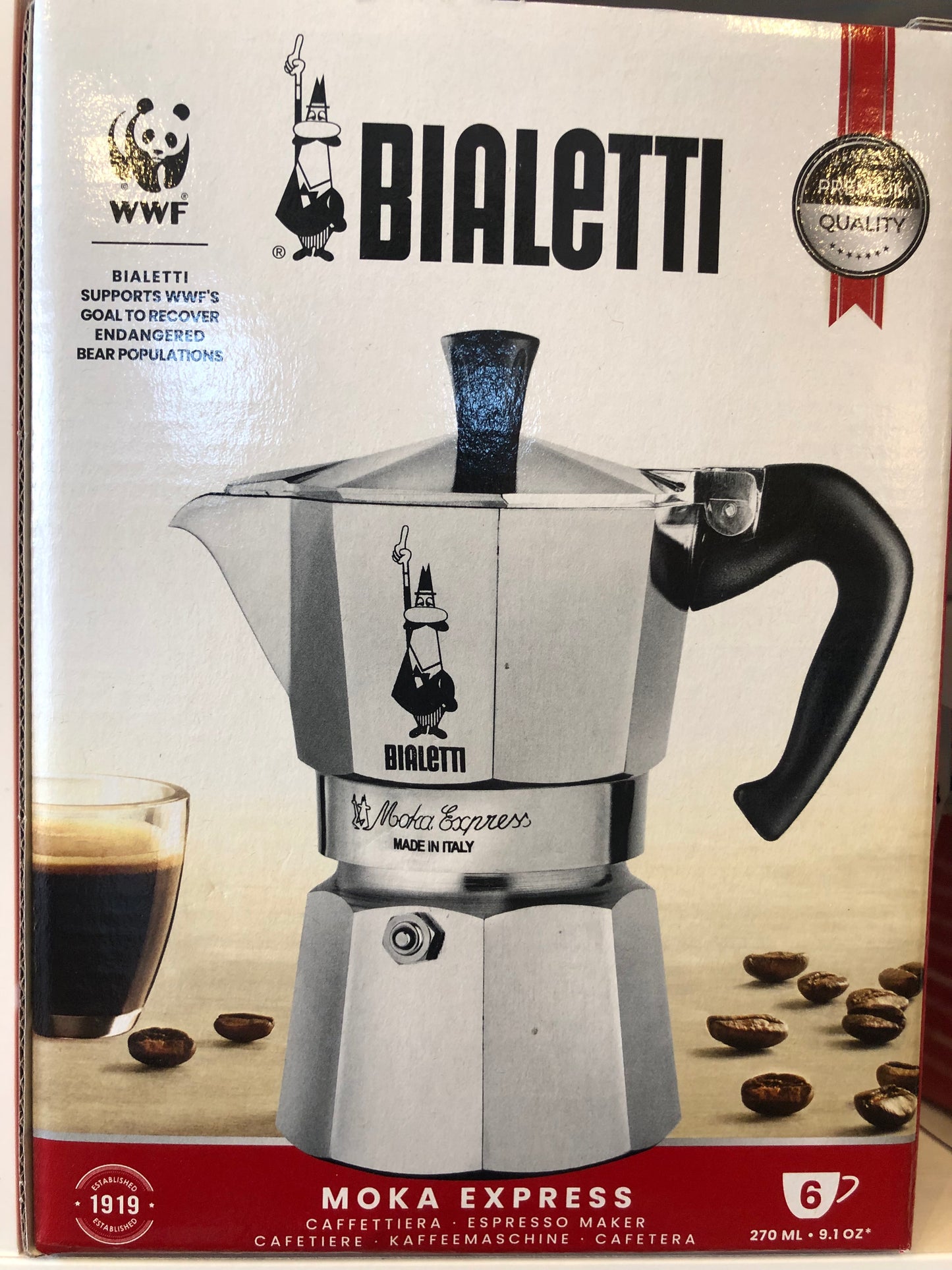 Cafetière Italienne Moka Express "BIALETTI"