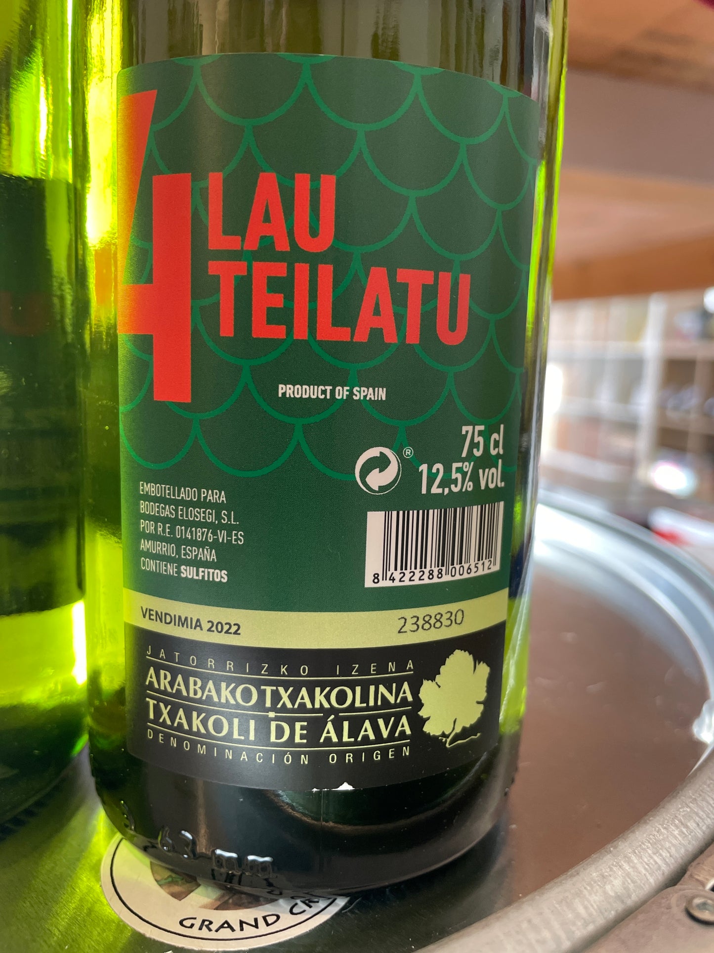 Txakoli «LAU TEILATU »