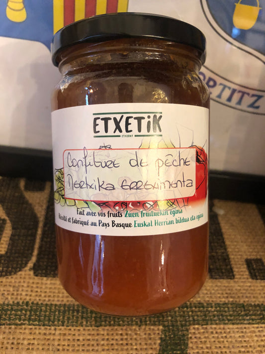 Confiture de Pêche 360g "ETXETIK ETXERAT"