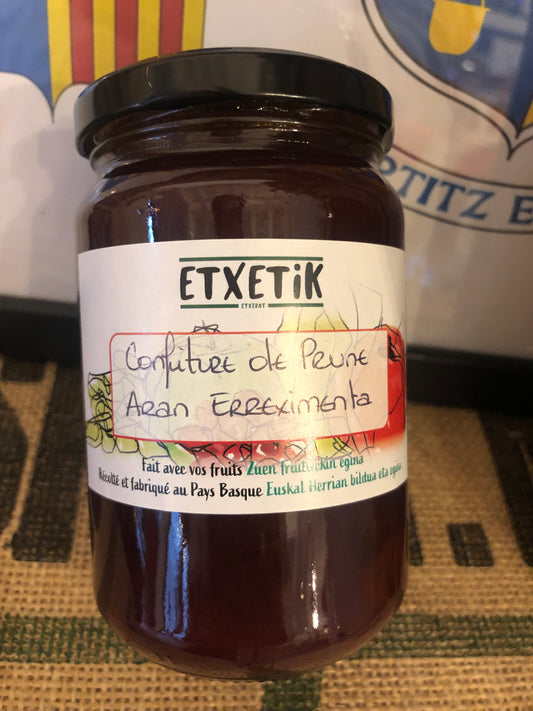 Confiture de Prune Rouge 360g "ETXETIK ETXERAT"