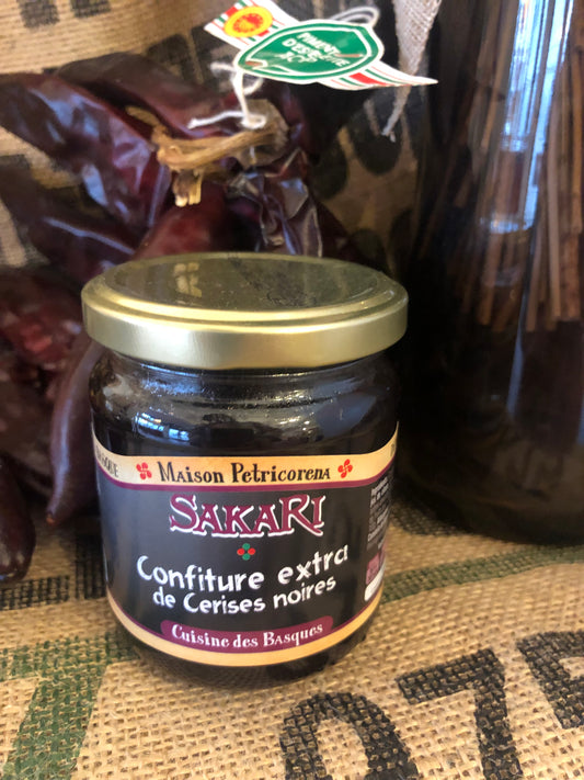 Confiture de Cerises Noires 220g "SAKARI"