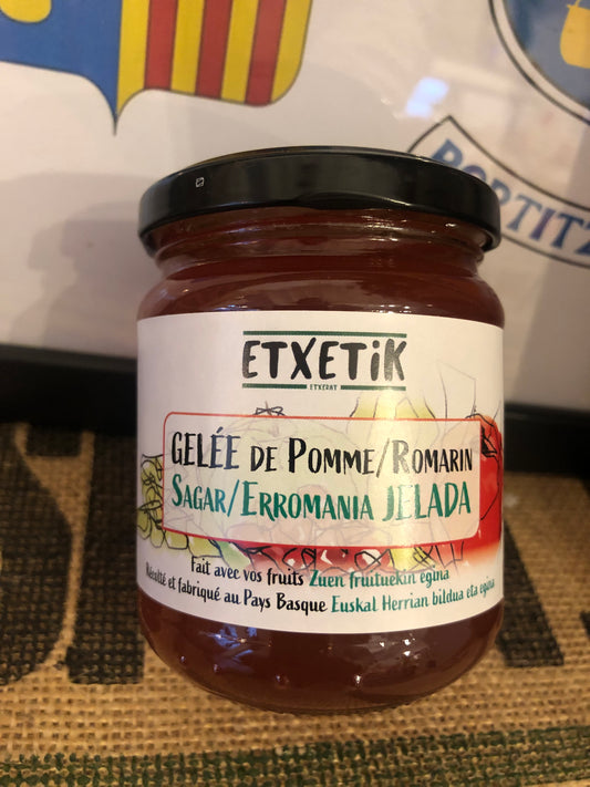 Gelée Pomme/Romarin 250g "ETXETIK EXTERAT"