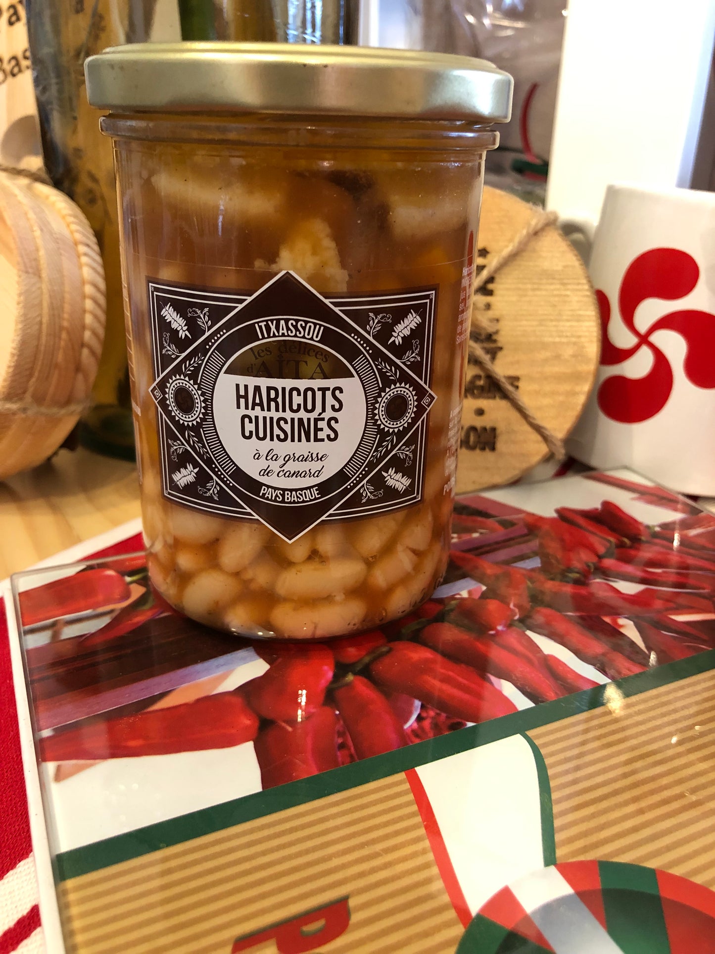 Haricots cuisinés a la graisse de canard "Les Délices d'Aita"